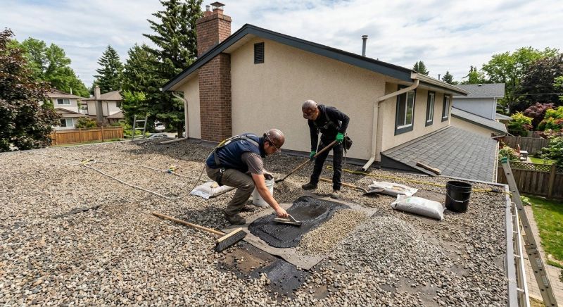 Tar And Gravel Roof Repair in Lothian, MD
