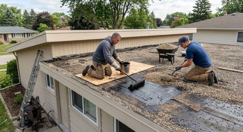 Tar And Gravel Roof Repair in Upper Marlboro, MD