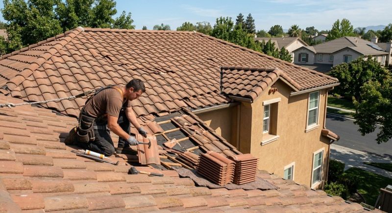 Tile Roof Repair in Burke, VA