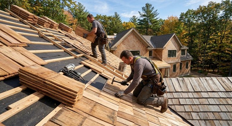 Wood Roofing Installation in Huntingtown, MD
