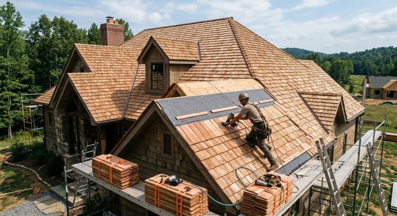 Wood Roofing Installation in Huntingtown, MD