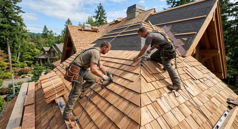 Wood Roofing Installation in Huntingtown, MD