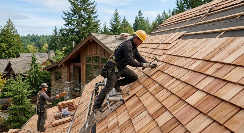 Wood Roofing Installation in Springfield, VA