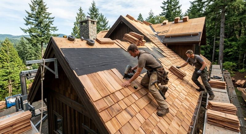 Wooden Roof Installation in Charles County, MD