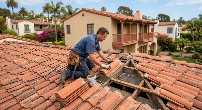 Spanish Tile Roof Repair