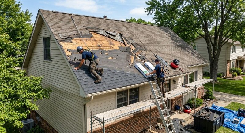 Roof Damage Repair in Fairfax County, VA